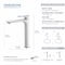 Kibi Tender-T Single Handle Bathroom Vessel Sink Faucet with Pop Up Drain C-KBF1020CW-KPW101CH - alternate 4